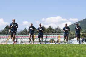 Italian soccer Serie A match - Napoli - Press Conference and Training