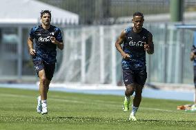 Italian soccer Serie A match - Napoli - Press Conference and Training