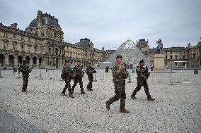 (PARIS2024)FRANCE-PARIS-OLYMPIC GAMES-OPENING CEREMONY-PREPARATION