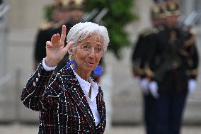 Paris 2024 - Reception At Elysee Prior Opening Ceremony