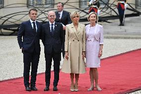 Paris 2024 - Reception At Elysee Prior Opening Ceremony