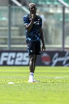 Italian soccer Serie A match - Napoli - Press Conference and Training