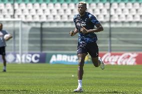 Italian soccer Serie A match - Napoli - Press Conference and Training