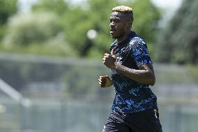 Italian soccer Serie A match - Napoli - Press Conference and Training