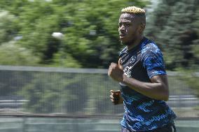 Italian soccer Serie A match - Napoli - Press Conference and Training