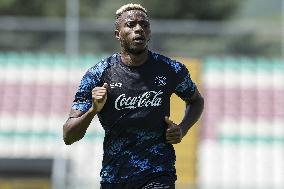 Italian soccer Serie A match - Napoli - Press Conference and Training