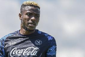 Italian soccer Serie A match - Napoli - Press Conference and Training