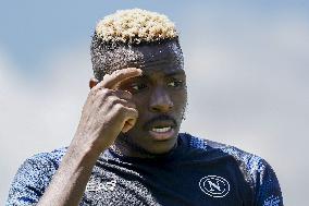 Italian soccer Serie A match - Napoli - Press Conference and Training