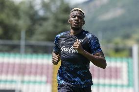 Italian soccer Serie A match - Napoli - Press Conference and Training