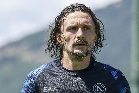 Italian soccer Serie A match - Napoli - Press Conference and Training