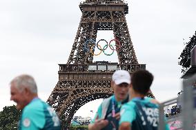 (PARIS2024)FRANCE-PARIS-OLYMPIC GAMES-OPENING CEREMONY-PREPARATION