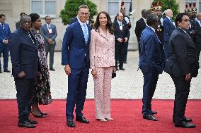 Paris 2024 - Reception At Elysee Prior Opening Ceremony