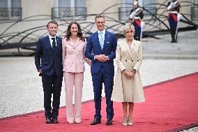 Paris 2024 - Reception At Elysee Prior Opening Ceremony