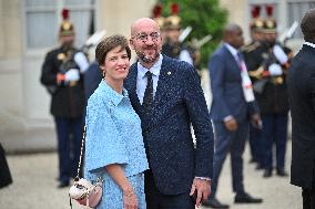 Paris 2024 - Reception At Elysee Prior Opening Ceremony