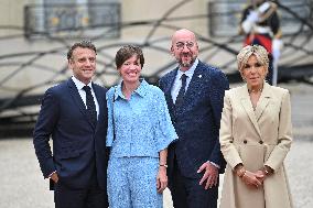 Paris 2024 - Reception At Elysee Prior Opening Ceremony