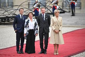 Paris 2024 - Reception At Elysee Prior Opening Ceremony