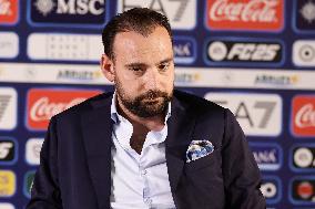 Italian soccer Serie A match - Napoli - Press Conference and Training