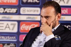 Italian soccer Serie A match - Napoli - Press Conference and Training