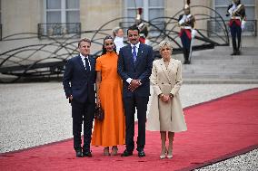 Paris 2024 - Reception At Elysee Prior Opening Ceremony