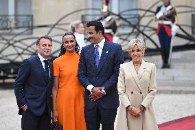 Paris 2024 - Reception At Elysee Prior Opening Ceremony