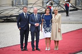 Paris 2024 - Reception At Elysee Prior Opening Ceremony