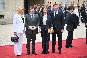 Paris 2024 - Reception At Elysee Prior Opening Ceremony