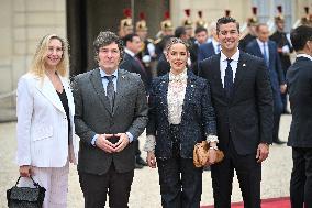 Paris 2024 - Reception At Elysee Prior Opening Ceremony