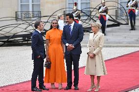 Paris 2024 - Reception At Elysee Prior Opening Ceremony