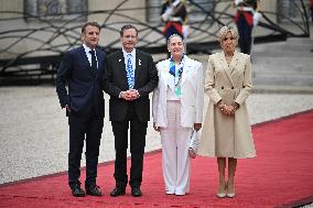 Paris 2024 - Reception At Elysee Prior Opening Ceremony