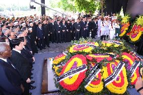 VIETNAM-HANOI-LATE PARTY CHIEF-NGUYEN PHU TRONG-MEMORIAL SERVICE-BURIAL CEREMONY