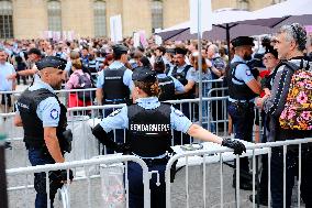 A Few Hours Before The Opening Ceremony Of The Paris Olympic Games