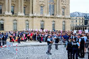 A Few Hours Before The Opening Ceremony Of The Paris Olympic Games