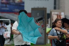 Gaemi Typhoon Approaches To Shanghai