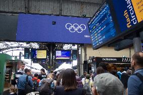 French Rail Network Suffered A Sabotage Hours Before The Olympic Ceremony Opening