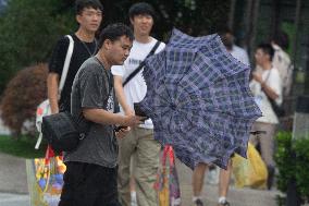 Gaemi Typhoon Approaches To Shanghai