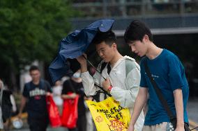 Gaemi Typhoon Approaches To Shanghai