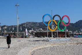 (PARIS2024) FRANCE-MARSEILLE-OLY-SAILING EVENTS-PREPARATIONS