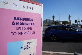 (PARIS2024) FRANCE-MARSEILLE-OLY-SAILING EVENTS-PREPARATIONS