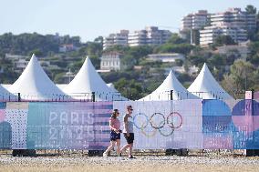 (PARIS2024) FRANCE-MARSEILLE-OLY-SAILING EVENTS-PREPARATIONS