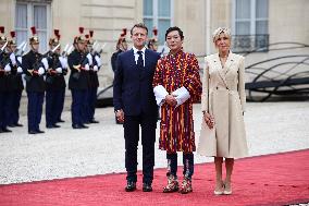 Paris 2024 - Reception At Elysee Prior Opening Ceremony