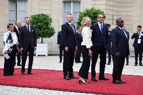 Paris 2024 - Reception At Elysee Prior Opening Ceremony