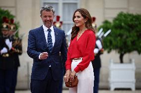 Paris 2024 - Reception At Elysee Prior Opening Ceremony