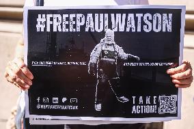 Free Paul Watson Demonstration In Poland