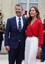 Paris 2024 - Reception At Elysee Prior Opening Ceremony