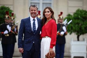 Paris 2024 - Reception At Elysee Prior Opening Ceremony