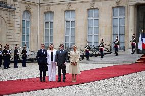 Paris 2024 - Reception At Elysee Prior Opening Ceremony