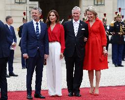 Paris 2024 - Reception At Elysee Prior Opening Ceremony