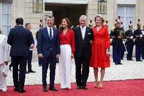 Paris 2024 - Reception At Elysee Prior Opening Ceremony