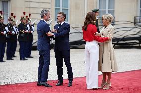 Paris 2024 - Reception At Elysee Prior Opening Ceremony