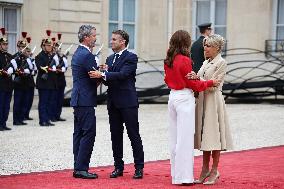 Paris 2024 - Reception At Elysee Prior Opening Ceremony